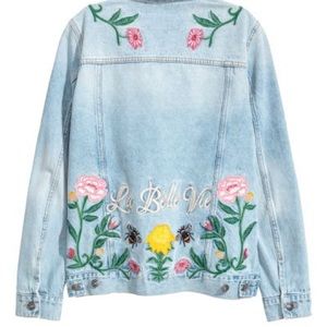 Embroidered Denim Jacket